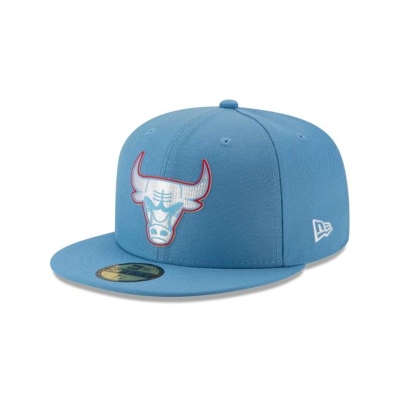 Chicago Bulls Gorra | New Era NBA All-star Game 59fifty Fitted Cap Mexico - Azules
